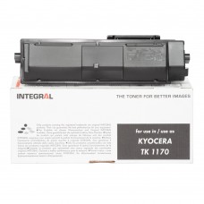 Тонер Kyocera TK-1170, Black, туба, 7200 стр, Integral (12100172N)