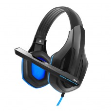 Навушники Gemix X-340 Gaming Black/Blue (X340blue)