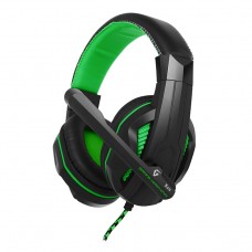 Навушники Gemix X-370 Gaming Black/Green