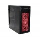 Корпус Frontier Patriot Miditower 550W ATX/mATX, PATRIOT-B21-550 BK/RD