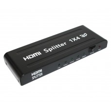 Спліттер HDMI 1x4, версія 2.0, 4K та 3D, SFX911-4