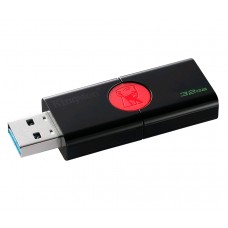 USB 3.1 Flash Drive 32Gb Kingston DataTraveler 106 Black/Red, DT106/32GB