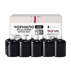 Чернила Barva Epson L800, L805, L810, L850, L1800, Black, 1 л (10 x 100 мл) (E-L800Bk-1SP)
