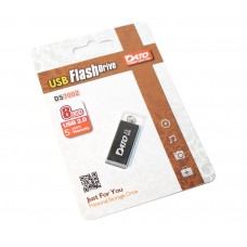 USB Flash Drive 8Gb DATO DS7002 Black, (DS7002B-08G)