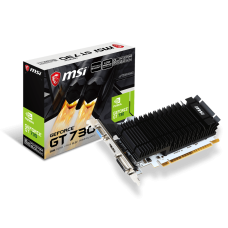 Видеокарта GeForce GT730, MSI, 2Gb GDDR3, 64-bit (N730K-2GD3H/LP)