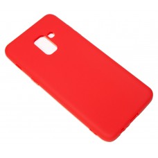 Накладка силіконова Soft Case matte Samsung A530 (A8 2018), Red