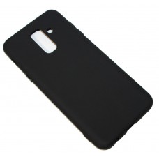 Накладка силіконова Soft Case matte Samsung A605 (A6+ 2018), Black