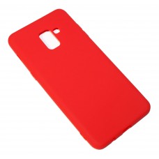 Накладка силіконова Soft Case matte Samsung A730 (A8+ 2018), Red