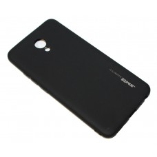 Накладка силіконова для смартфона Meizu M5 Note, SMTT matte, Black