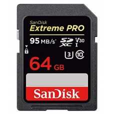 Карта пам'яті SDXC, 64Gb, Class10 UHS-I, SanDisk U3 Extreme Pro (SDSDXXG-064G-GN4IN)