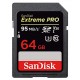 Карта памяти SDXC, 64Gb, Class10 UHS-I, SanDisk U3 Extreme Pro (SDSDXXG-064G-GN4IN)