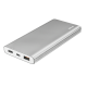 Універсальна мобільна батарея 10000 mAh, Trust Omni Thin Ultra Fast, Silver
