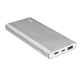 Универсальная мобильная батарея 10000 mAh, Trust Omni Thin Ultra Fast, Silver