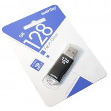 USB 3.0 Flash Drive 128Gb Smartbuy V-Cut Black, SB128GBVC-K3