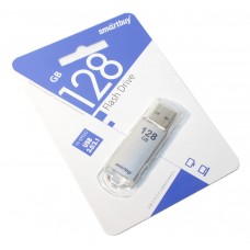 USB 3.0 Flash Drive 128Gb Smartbuy V-Cut Silver, SB128GBVC-S3