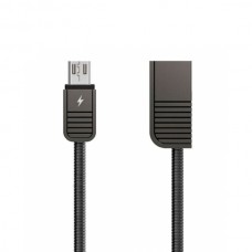 Кабель USB <-> microUSB, Remax Linyo, Black, 1 м (RC-088m)