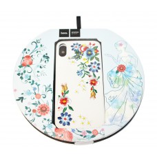 Накладка силиконовая для смартфона Apple iPhone X, Hoco summer flowers (Plum blossom)