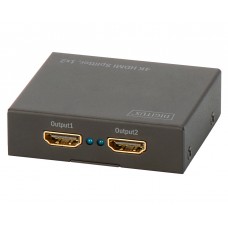 Розгалужувач HDMI сигналу, Digitus, Black, на 2 порти HDMI V1.4, до 15 м (DS-46304)