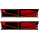 Память 16Gb x 2 (32Gb Kit) DDR4, 2400 MHz, Team T-Force Vulcan, Black/Red (TLRED432G2400HC15BDC01)