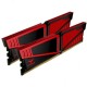 Память 16Gb x 2 (32Gb Kit) DDR4, 2400 MHz, Team T-Force Vulcan, Black/Red (TLRED432G2400HC15BDC01)