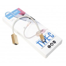 Перехідник Hoco UA3 USB (мама) <-> Type-C, Gold