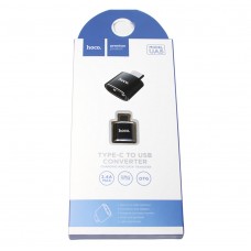Перехідник Hoco UA5 USB <-> Type-C, Black