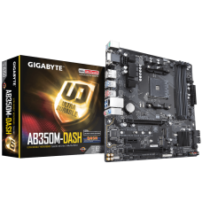 Мат.плата AM4 (B350) Gigabyte GA-AB350M-DASH