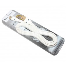 Кабель USB <-> USB Type-C, Hoco Steel man, White, 1 м (U14)