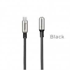 Кабель USB <-> microUSB, Hoco U17 Capsule, 1.2 м, Black