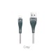 Кабель USB <-> Lightning, Hoco Unswerving steel braided, 1.2M, U32, Gray