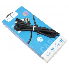 Кабель USB <-> Lightning, Hoco Long roam charging, 1.2M, U37, Black