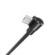 Кабель USB <-> microUSB, Hoco Long roam charging, Black, 1.2 м (U37)
