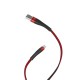 Кабель USB <-> microUSB, Hoco Slender charging, Red-Black, 1.2 м (U39)