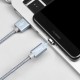 Кабель USB <-> USB Type-C, Hoco Magnetic adsorption charged, Metal Grey, 1 м (U40A)