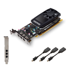 Видеокарта nVidia Quadro P400, PNY, 2Gb DDR5, 64-bit, 3 x miniDP (VCQP400-PB)