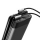 Кабель USB <-> microUSB, Hoco Exquisite steel charged, Black, 1.2 м (U42MB)