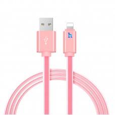 Кабель USB <-> Lightning, Hoco Metal Jelly Knitted, 0.3M, UPL12, Rose Gold