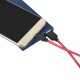 Кабель USB <-> USB Type-C, Hoco X11 Rapid, Black-Red, 1.2 м, 5A