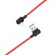 Кабель USB <-> Lightning, Hoco Enjoy, 1 m, Black-Red, (X19)