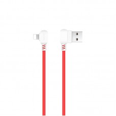 Кабель USB <-> Lightning, Hoco Enjoy, 1 m, Red-White, (X19)