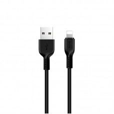 Кабель USB <-> Lightning, Hoco Flash charged, 2m, X20, Black