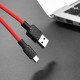 Кабель USB <-> microUSB, Hoco Superior style charged, Red, 1 м (X29)