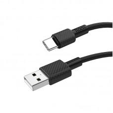 Кабель USB <-> USB Type-C, Hoco Superior style charging, Black, 1 м (X29)