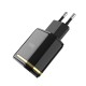 Мережевий зарядний пристрій Hoco Enchanting, Black, 2xUSB, 2.4A (C39A)
