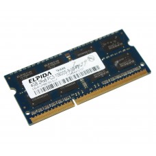 Б/В Пам'ять SO-DIMM DDR3, 4Gb, 1333 MHz, Elpida, 1.5V (EBJ41UF8BCS0-DJ-F)