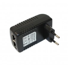 PoE адаптер 12V 1A (12Вт) з портами Ethernet 10/100/1000Мбіт/с