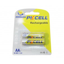 Акумулятор AA, 2000 mAh, PKCELL, 2 шт, 1.2V, Pre-Charged, Blister