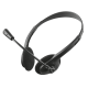 Наушники Trust Ziva Chat, Black, 3.5 мм, гибкий микрофон (21517)
