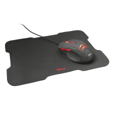 Миша Trust Ziva Gaming, Black, USB, оптична, ігровий килимок 220х300 мм (21963)