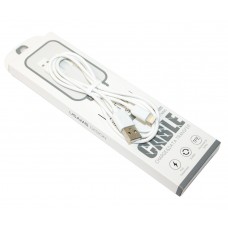 Кабель USB <-> Lightning, Usams Data Cable-U Turn Series, 1 m, US-SJ097, White